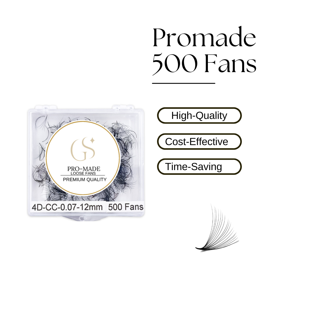500 PRO-MADE Premium Quality Narrow Loose Fans (10D 0.05)
